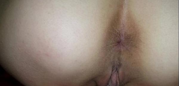  Little sister wants to try anal. Prepping her with toys. Close up very sexy